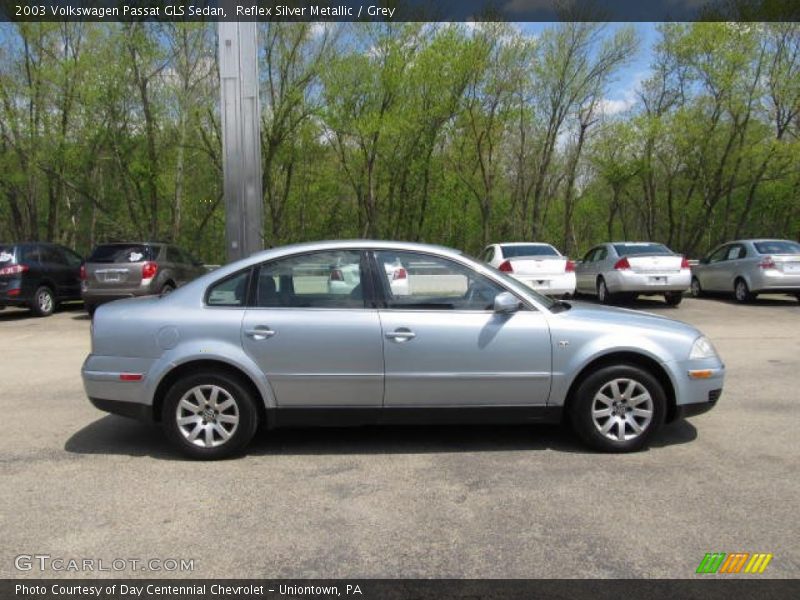 Reflex Silver Metallic / Grey 2003 Volkswagen Passat GLS Sedan