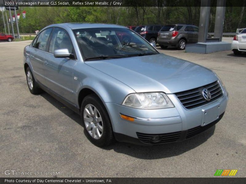 Reflex Silver Metallic / Grey 2003 Volkswagen Passat GLS Sedan