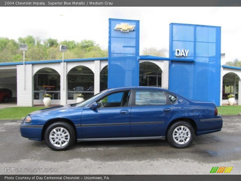 Superior Blue Metallic / Medium Gray 2004 Chevrolet Impala