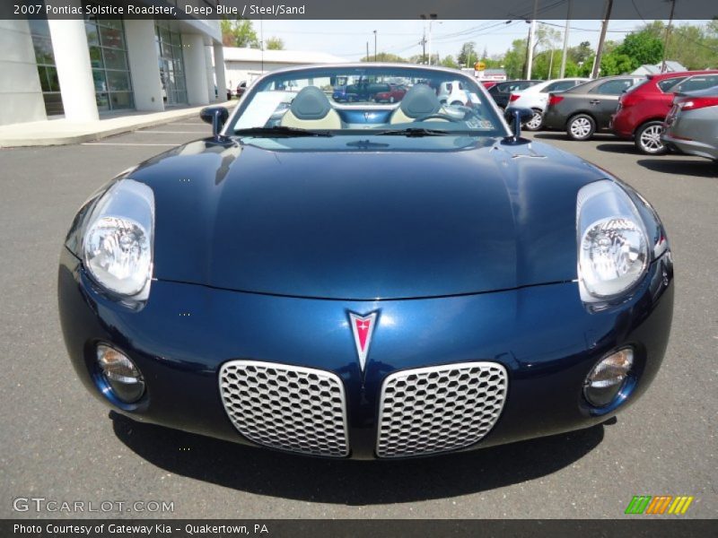 Deep Blue / Steel/Sand 2007 Pontiac Solstice Roadster