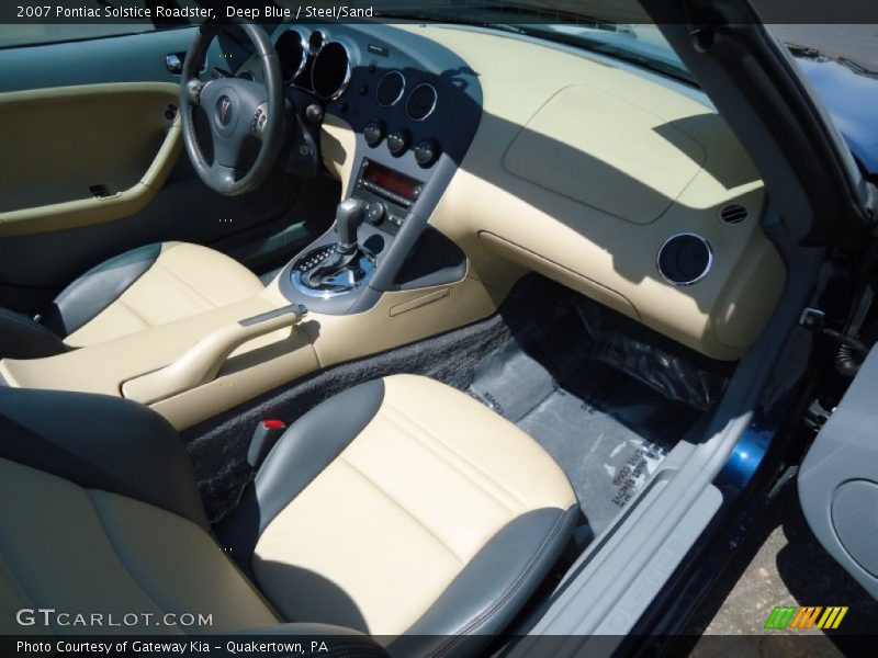 Deep Blue / Steel/Sand 2007 Pontiac Solstice Roadster