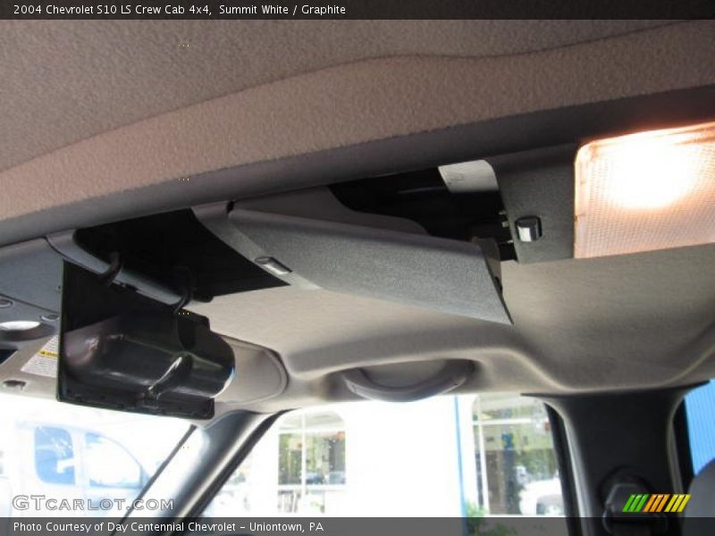 Summit White / Graphite 2004 Chevrolet S10 LS Crew Cab 4x4