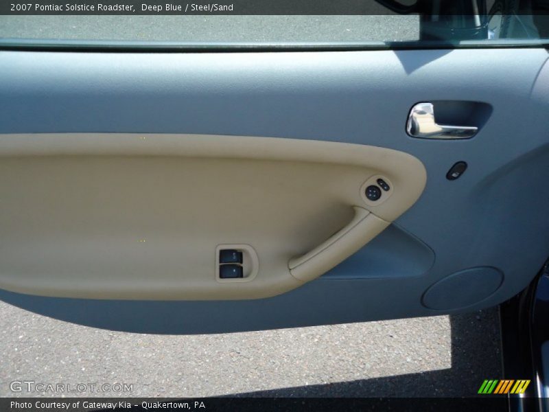 Deep Blue / Steel/Sand 2007 Pontiac Solstice Roadster