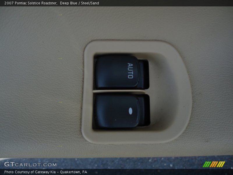 Deep Blue / Steel/Sand 2007 Pontiac Solstice Roadster