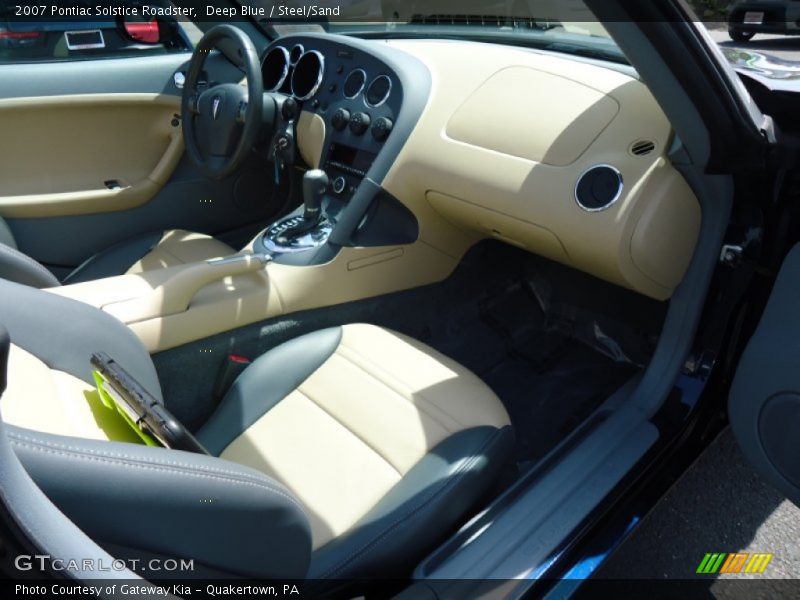 Deep Blue / Steel/Sand 2007 Pontiac Solstice Roadster