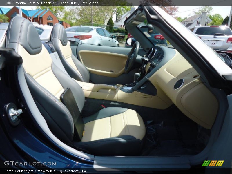 Deep Blue / Steel/Sand 2007 Pontiac Solstice Roadster