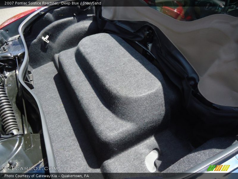 Deep Blue / Steel/Sand 2007 Pontiac Solstice Roadster