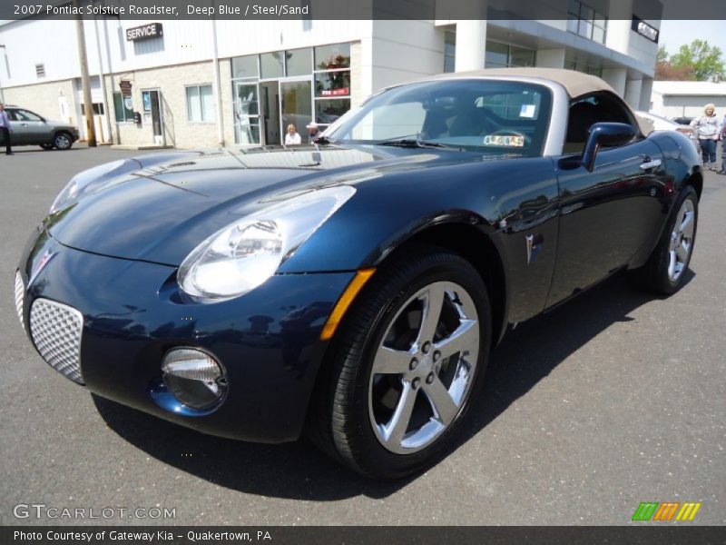 Deep Blue / Steel/Sand 2007 Pontiac Solstice Roadster