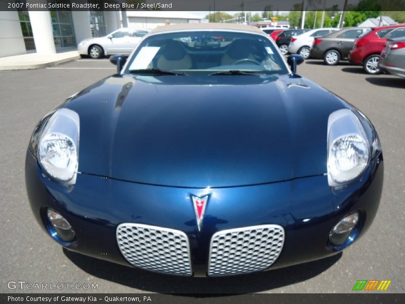 Deep Blue / Steel/Sand 2007 Pontiac Solstice Roadster
