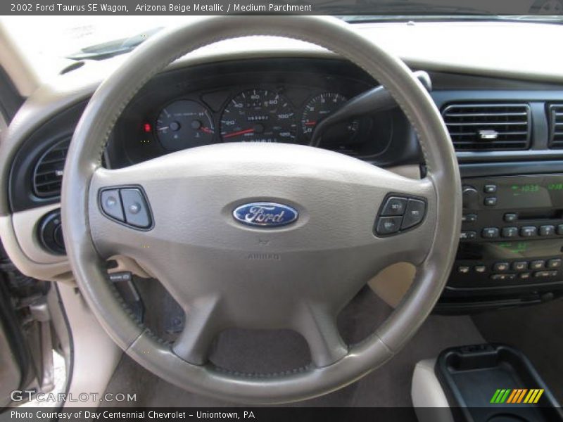 Arizona Beige Metallic / Medium Parchment 2002 Ford Taurus SE Wagon