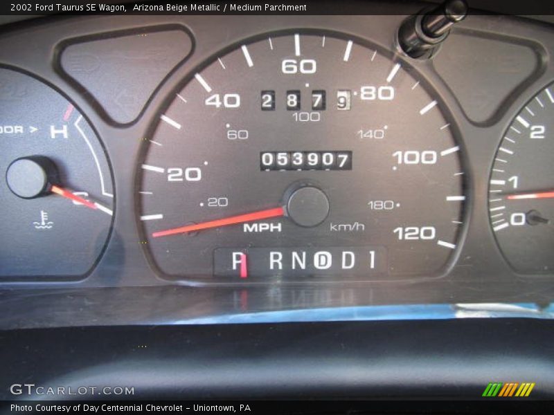 Arizona Beige Metallic / Medium Parchment 2002 Ford Taurus SE Wagon