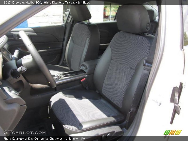 White Diamond Tricoat / Jet Black 2013 Chevrolet Malibu ECO
