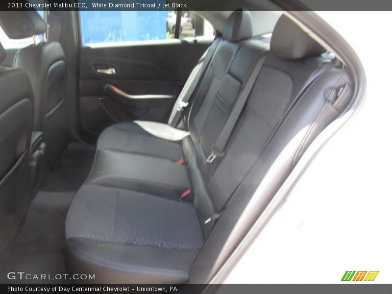 White Diamond Tricoat / Jet Black 2013 Chevrolet Malibu ECO