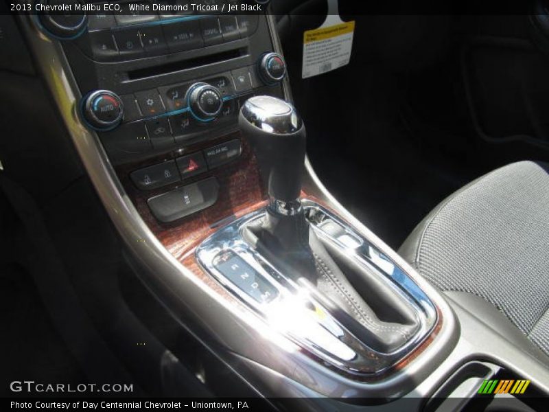 White Diamond Tricoat / Jet Black 2013 Chevrolet Malibu ECO