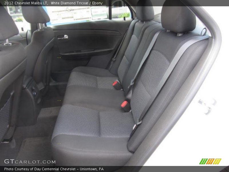 White Diamond Tricoat / Ebony 2012 Chevrolet Malibu LT