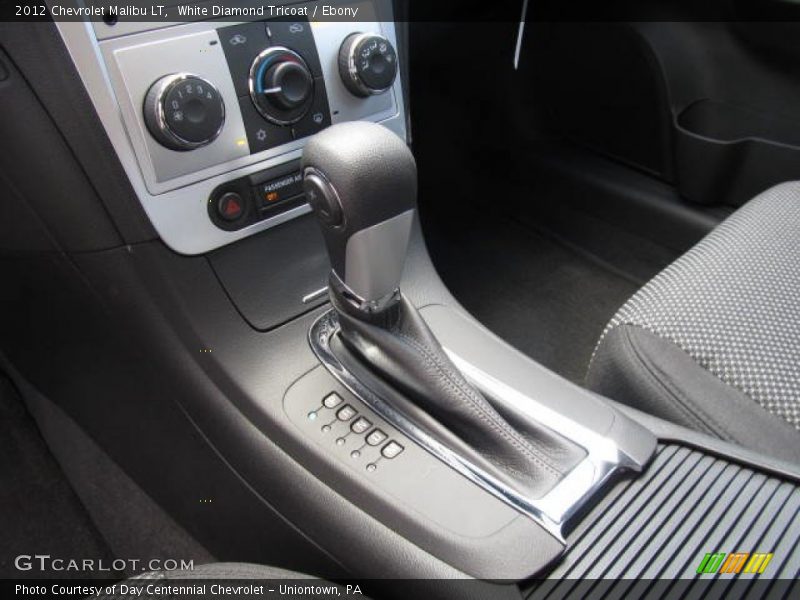 White Diamond Tricoat / Ebony 2012 Chevrolet Malibu LT