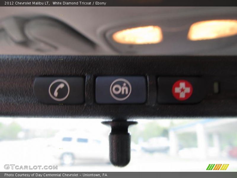 White Diamond Tricoat / Ebony 2012 Chevrolet Malibu LT