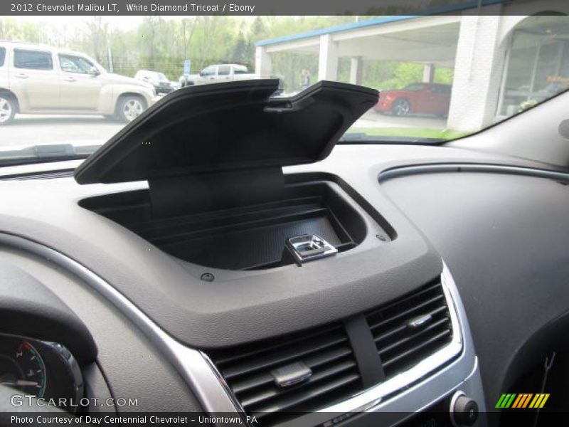 White Diamond Tricoat / Ebony 2012 Chevrolet Malibu LT