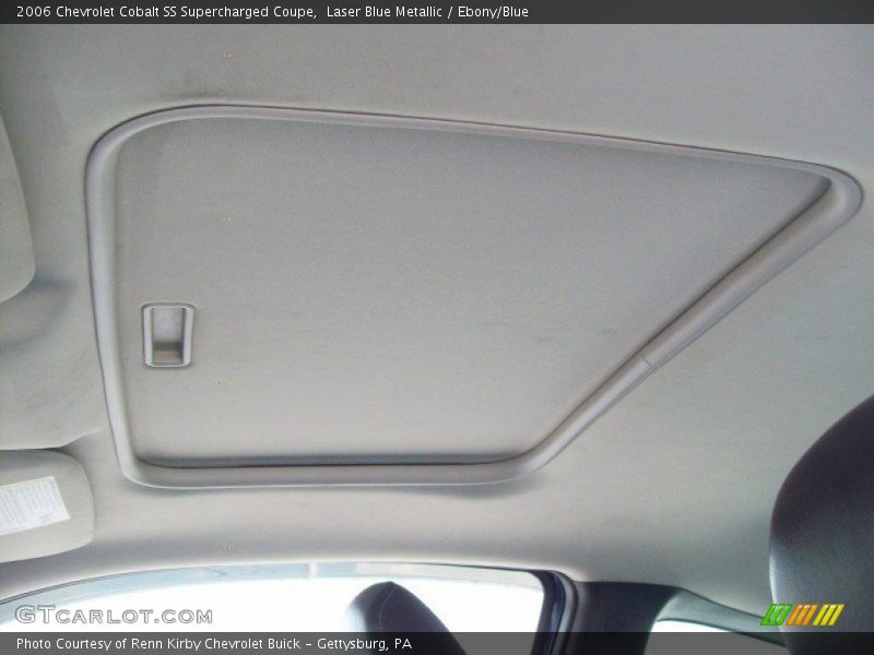 Laser Blue Metallic / Ebony/Blue 2006 Chevrolet Cobalt SS Supercharged Coupe