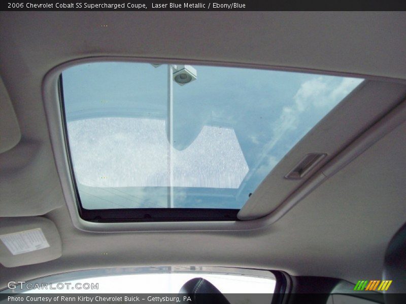 Laser Blue Metallic / Ebony/Blue 2006 Chevrolet Cobalt SS Supercharged Coupe