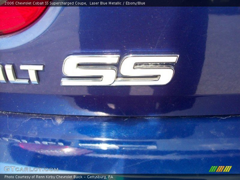 Laser Blue Metallic / Ebony/Blue 2006 Chevrolet Cobalt SS Supercharged Coupe