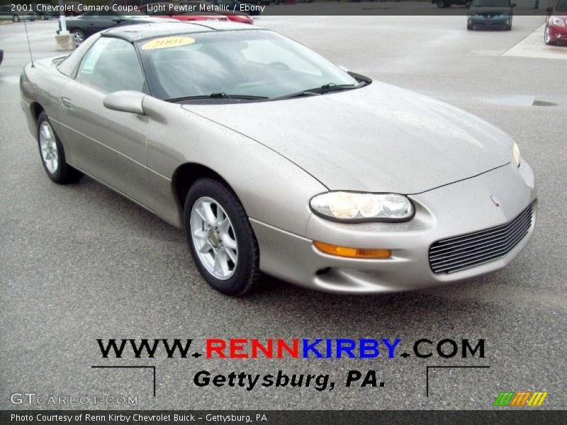 Light Pewter Metallic / Ebony 2001 Chevrolet Camaro Coupe
