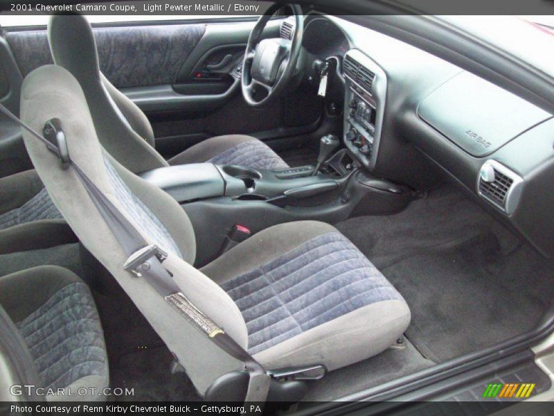 Light Pewter Metallic / Ebony 2001 Chevrolet Camaro Coupe