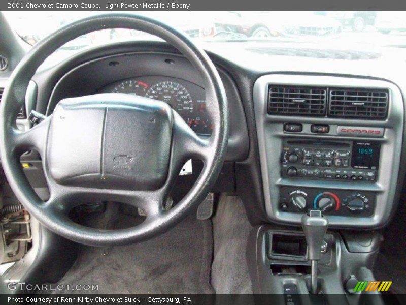 Light Pewter Metallic / Ebony 2001 Chevrolet Camaro Coupe
