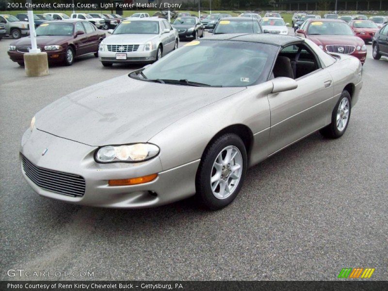 Light Pewter Metallic / Ebony 2001 Chevrolet Camaro Coupe