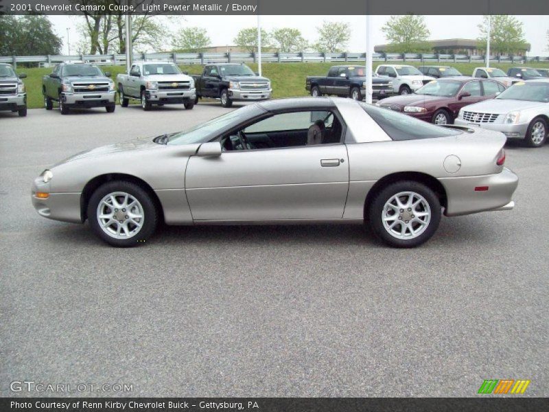 Light Pewter Metallic / Ebony 2001 Chevrolet Camaro Coupe