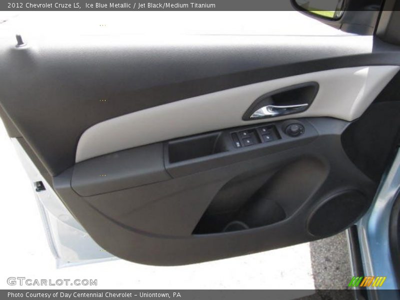 Ice Blue Metallic / Jet Black/Medium Titanium 2012 Chevrolet Cruze LS