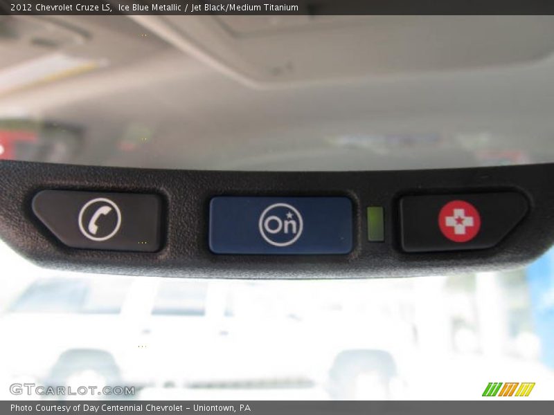 Ice Blue Metallic / Jet Black/Medium Titanium 2012 Chevrolet Cruze LS