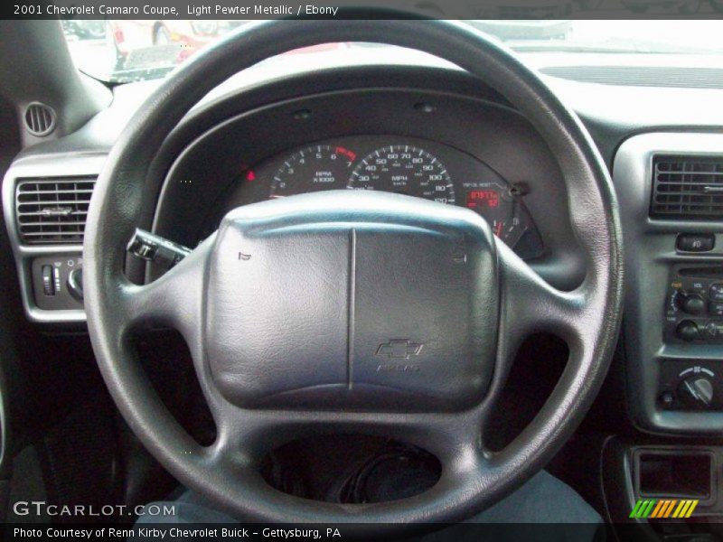 Light Pewter Metallic / Ebony 2001 Chevrolet Camaro Coupe