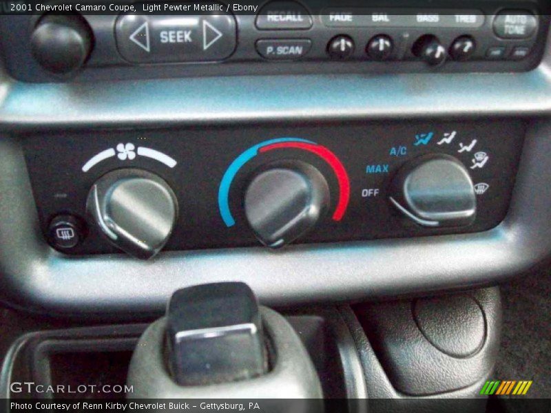 Light Pewter Metallic / Ebony 2001 Chevrolet Camaro Coupe