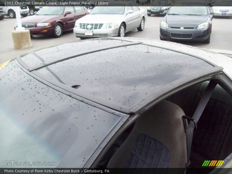 Light Pewter Metallic / Ebony 2001 Chevrolet Camaro Coupe