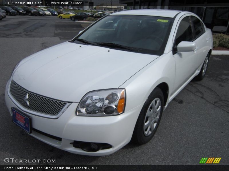 White Pearl / Black 2012 Mitsubishi Galant ES