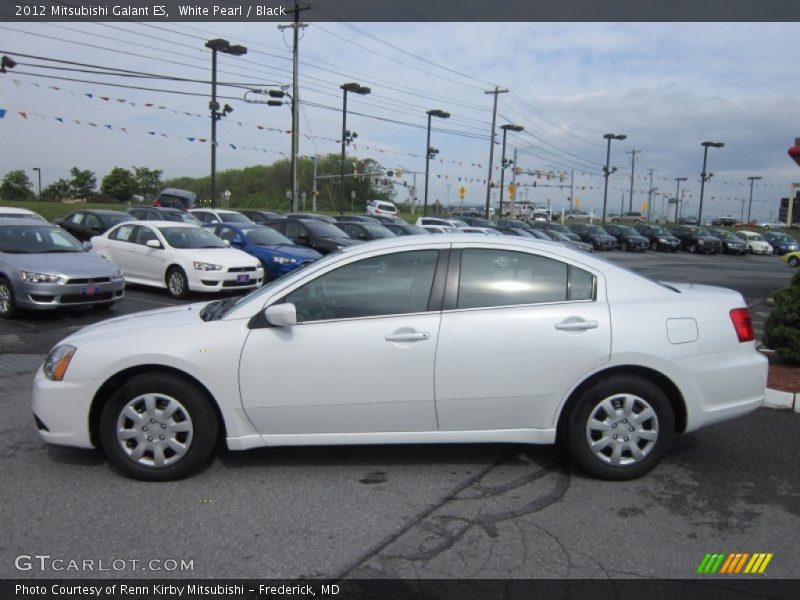 White Pearl / Black 2012 Mitsubishi Galant ES