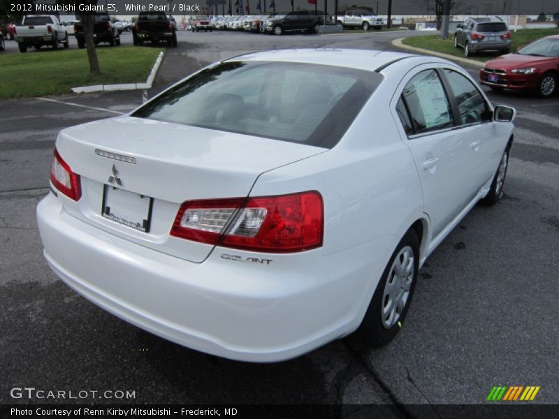 White Pearl / Black 2012 Mitsubishi Galant ES