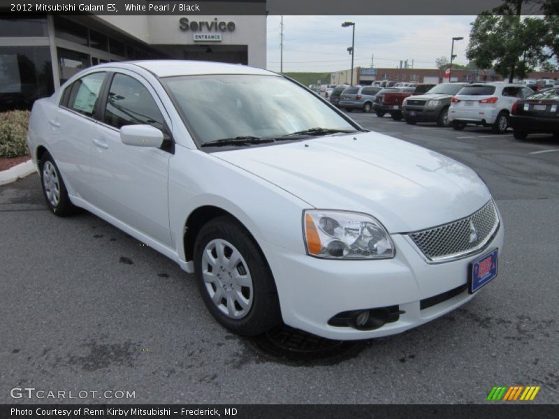 White Pearl / Black 2012 Mitsubishi Galant ES