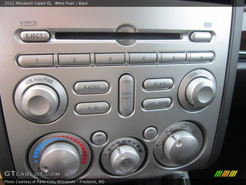 White Pearl / Black 2012 Mitsubishi Galant ES