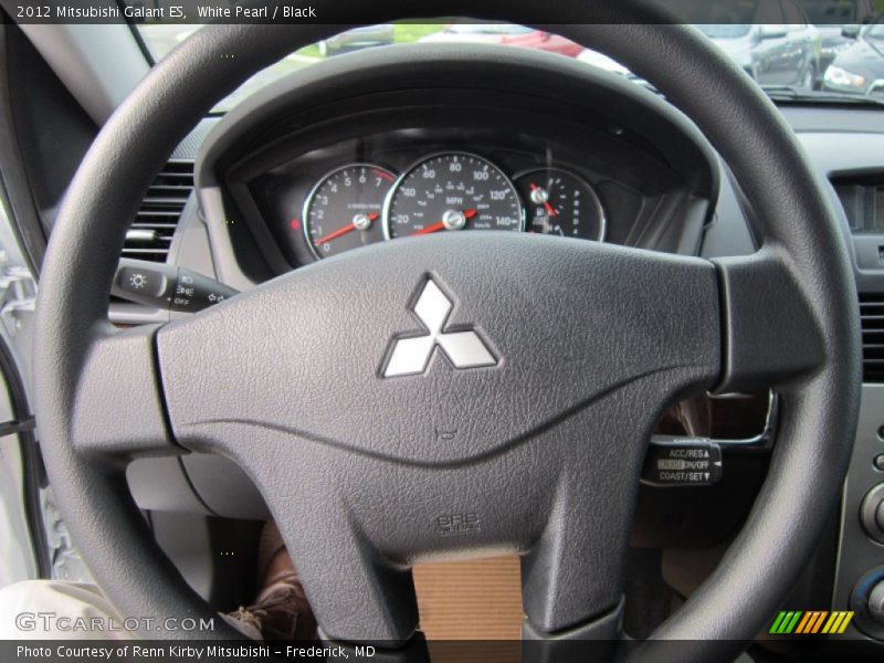 White Pearl / Black 2012 Mitsubishi Galant ES
