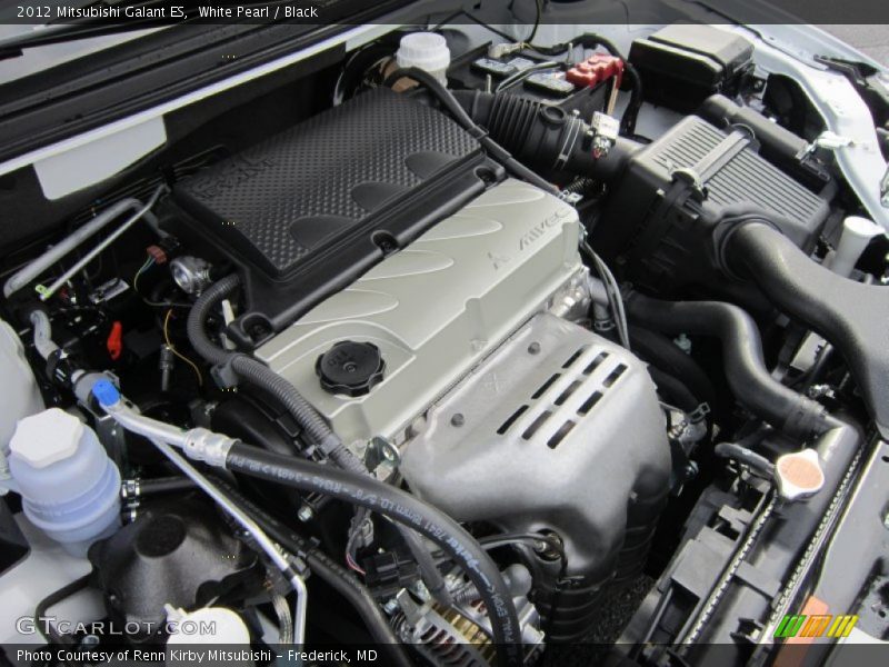 White Pearl / Black 2012 Mitsubishi Galant ES