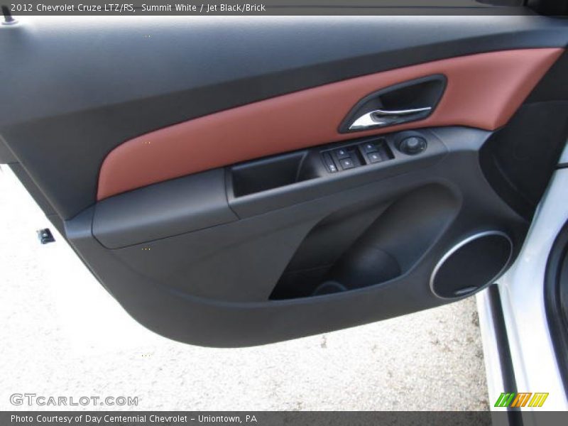 Summit White / Jet Black/Brick 2012 Chevrolet Cruze LTZ/RS