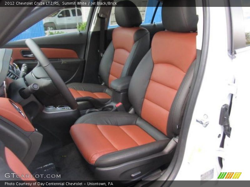 Summit White / Jet Black/Brick 2012 Chevrolet Cruze LTZ/RS