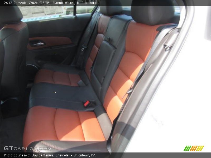 Summit White / Jet Black/Brick 2012 Chevrolet Cruze LTZ/RS