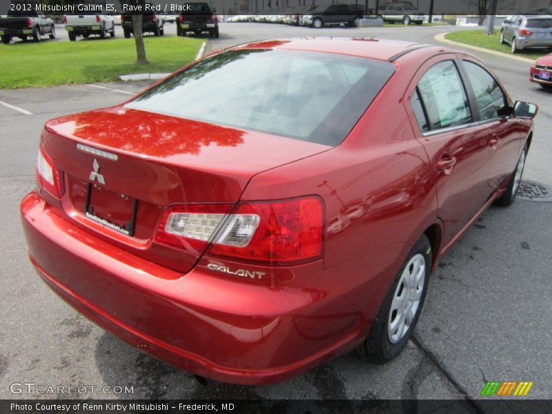 Rave Red / Black 2012 Mitsubishi Galant ES