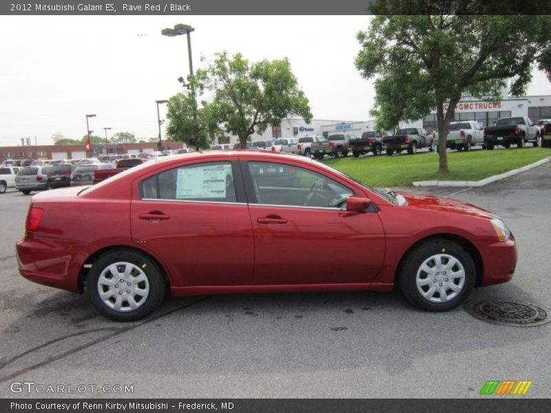 Rave Red / Black 2012 Mitsubishi Galant ES