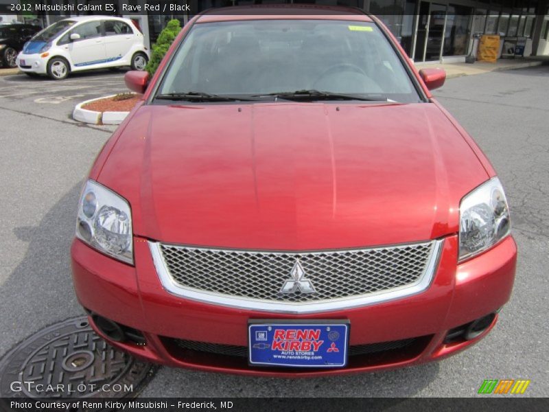 Rave Red / Black 2012 Mitsubishi Galant ES