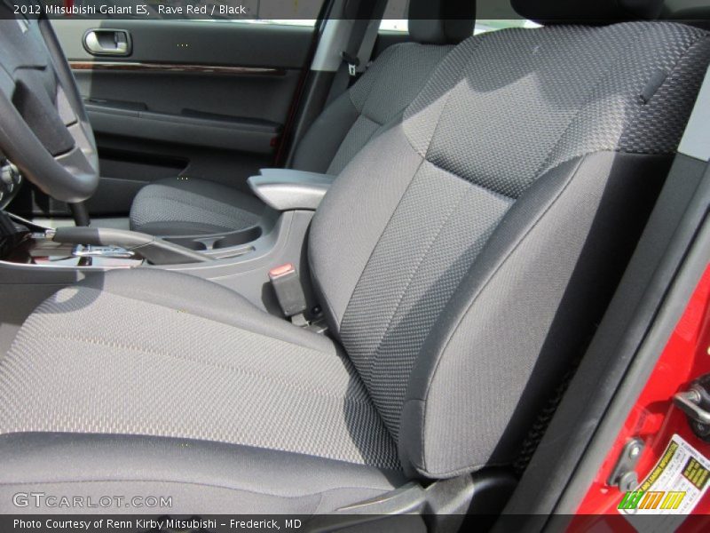 Rave Red / Black 2012 Mitsubishi Galant ES