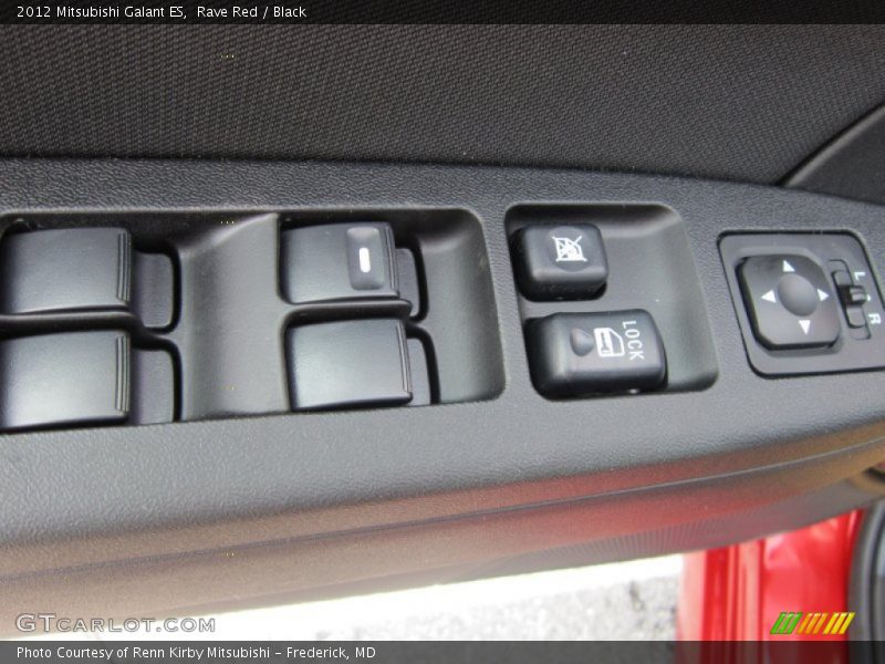 Rave Red / Black 2012 Mitsubishi Galant ES